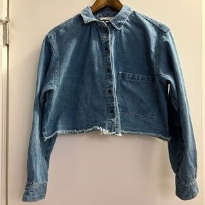 Blue Denim Button Down Shirt